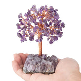Citrine Feng Shui Crystal Cluster Tree | Good Fortune and Wealth Natural Energy Tree - Auratract